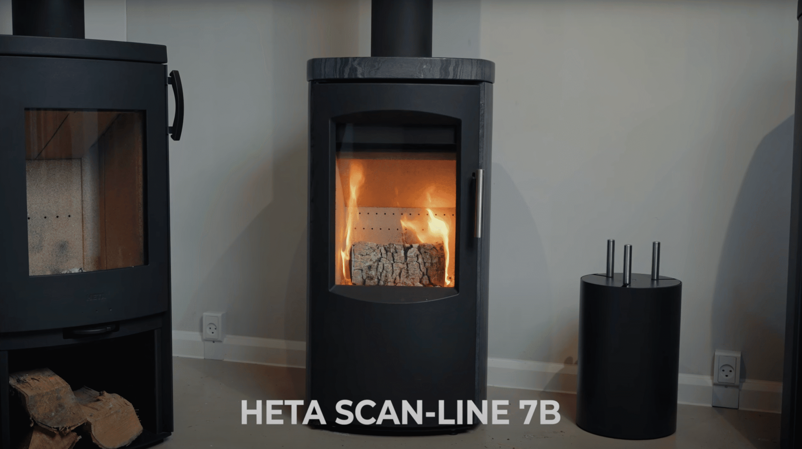 HETA Scan-Line 7B | Compact wood burning stove in many varieties